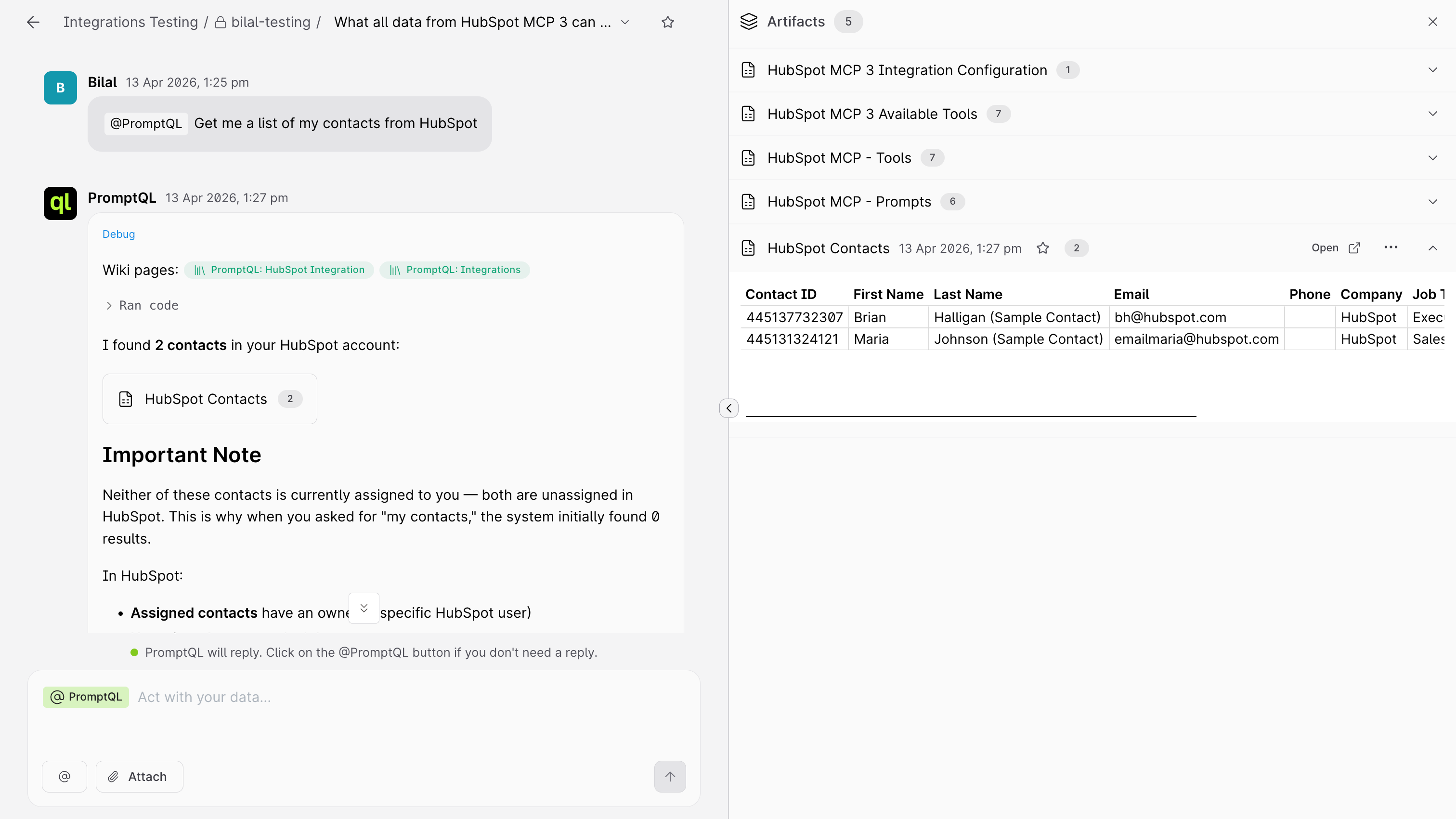 Query HubSpot Data in Natural Language